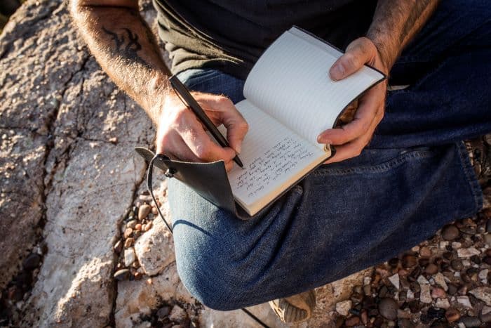 Matte Black Cap-O-Matic Space Pen, Navy Emblem-3