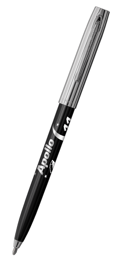 Black & Chrome Cap-O-Matic Space Pen, Apollo 11-0