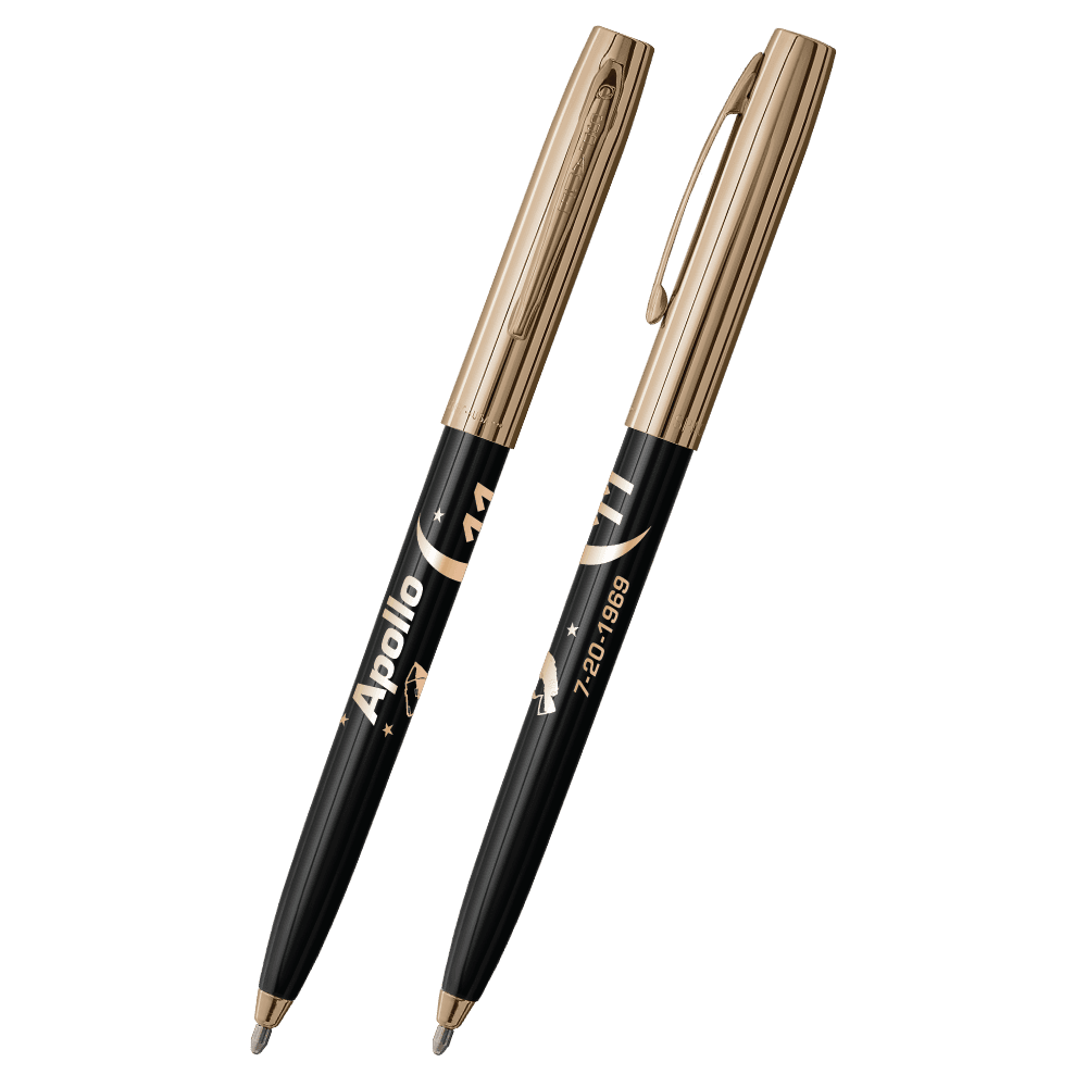 Black & Gold Cap-O-Matic Space Pen, Apollo 11-1