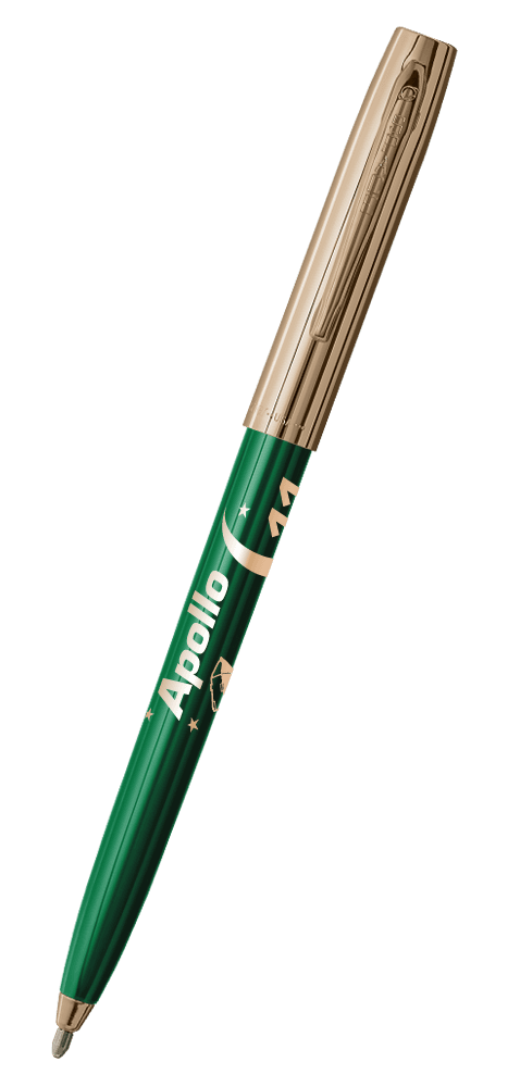 Green & Gold Cap-O-Matic Space Pen, Apollo 11-0