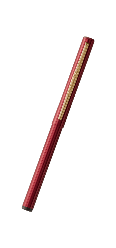 Red Stowaway Space Pen, Clip-0